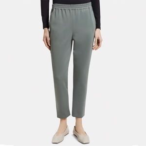 Theory Tech Knit Tapered Pull-On Pant Size 2
